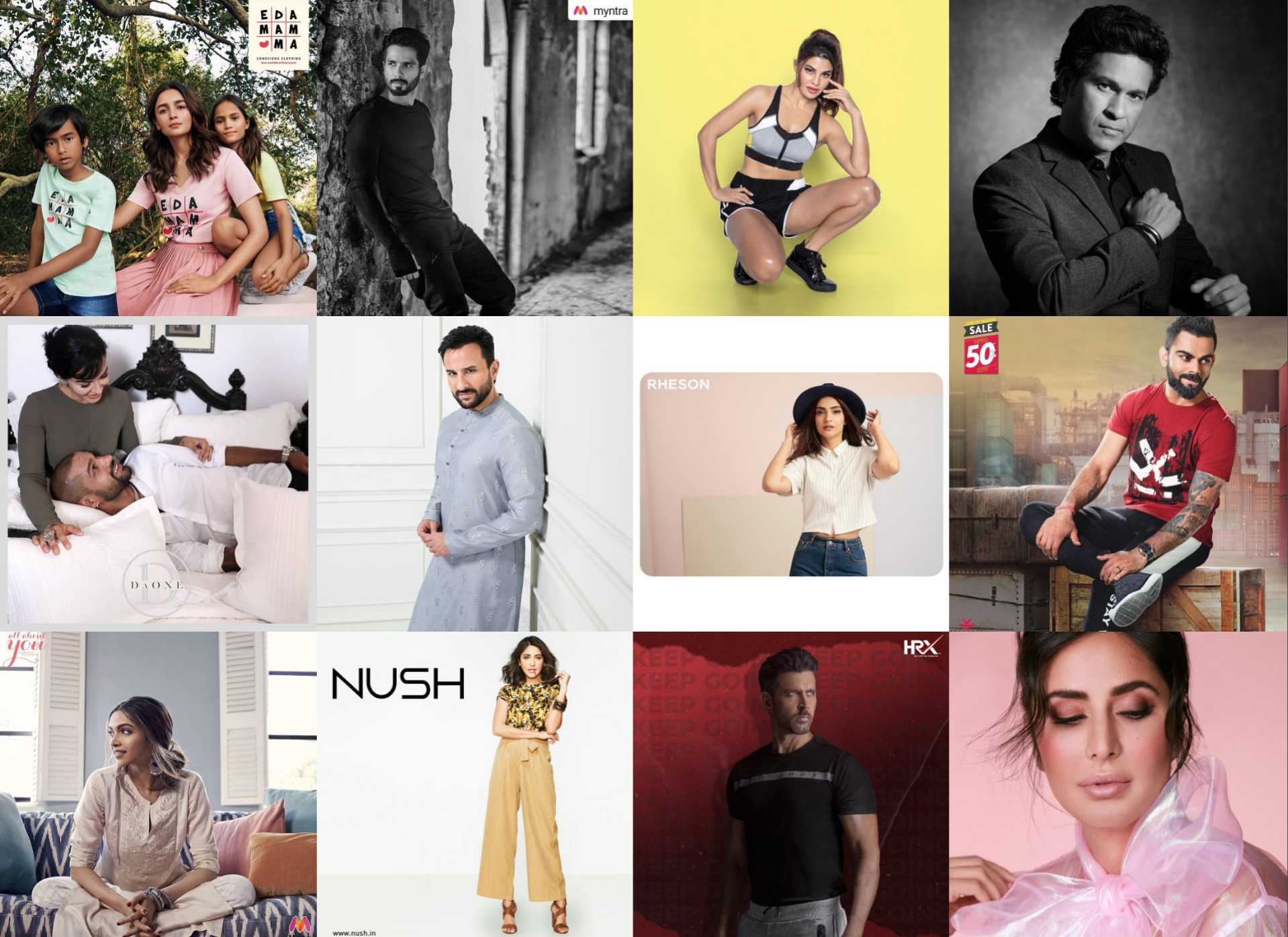 Clothing brands used by bollywood celebs