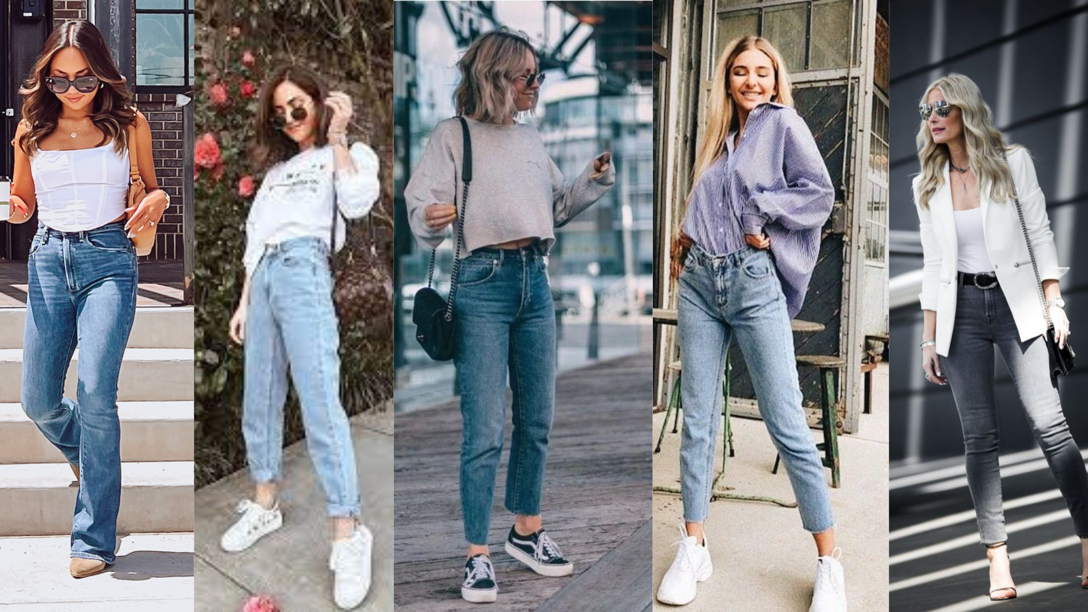 Fall Outfit Ideas: 3 Stylish Looks with One Base – T-shirt, Jeans, and  Shoes - Dreaming Loud